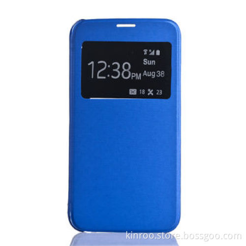 Window case for Samsung S5, with transparent shell